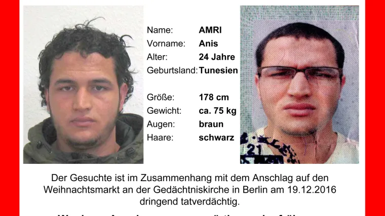 Njemački mediji: policija prona&scaron;la otiske Anisa Amrija u kamionu kojim je izvr&scaron;en napad u Berlinu