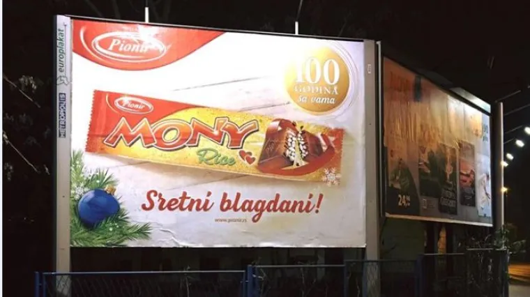 Pionir i 'Mony' u Zagrebu: kompanija čija je čokoladica započela 'prvi balkanski rat' reklamira se u Hrvatskoj
