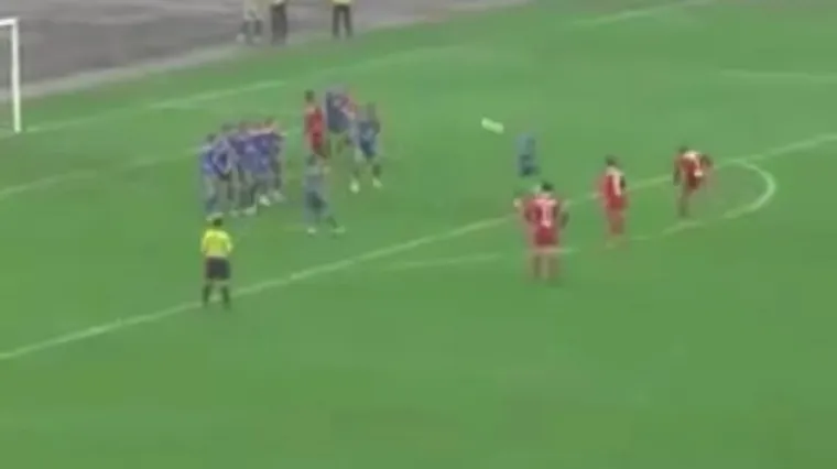 Protivnička momčad ostala je &scaron;okirana briljantno izvedenim slobodnim udarcem