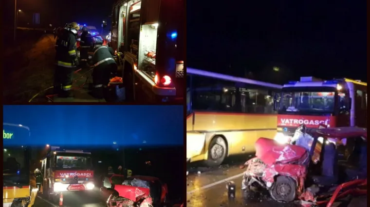 Vatrogasci hidrauličkim &scaron;karama izvlačili unesrećenog vozača