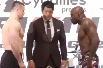 Cro Cop je gotovo deset kilograma teži od svog suparnika