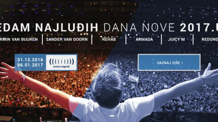Osvoji ulaznice za najveću reprizu novogodi&scaron;njeg dočeka i Zagreb Gaming Arenu