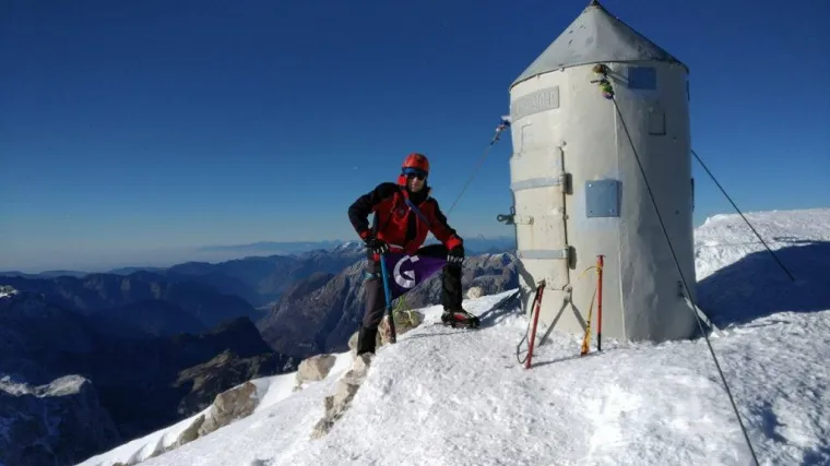 Tin Novosel godinu zaključio snježnim usponom na Triglav