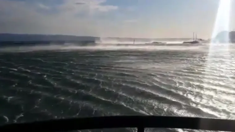 Evo kako izgleda kad prema vama dere bura brzine 140 km/h