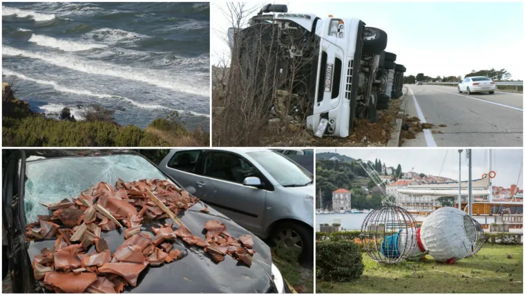 Tisuće ljudi ostale bez struje, skrivaju se od letećih kontejnera