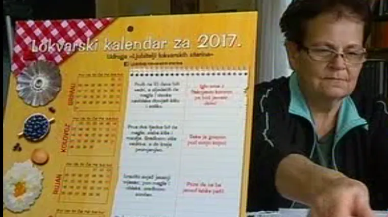Kakvu nam godinu predviđa lokvarski kalendar za RTL otkriva Mirjana Pleše iz Udruge ljubitelja lokvarskih starina