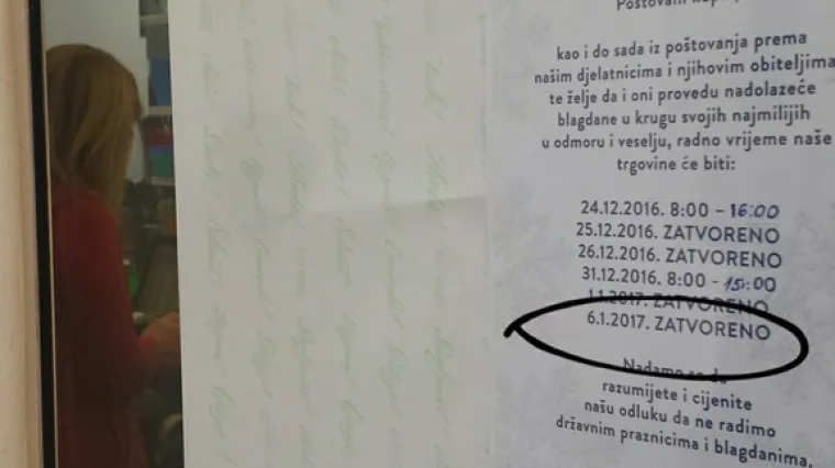 Proglasili neradne dane za blagdane, a onda radnicima uvalili inventuru!?