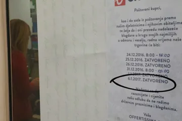 Proglasili neradne dane za blagdane, a onda radnicima uvalili inventuru!?