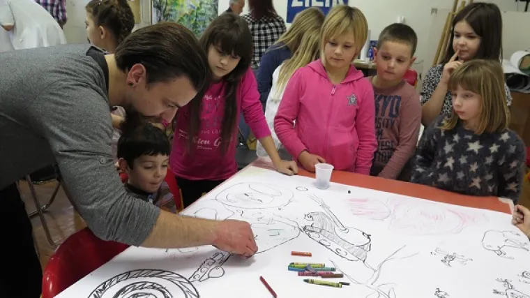 44. godina Zimske likovne kolonije koja oplemenjuje živote djece bez adekvatne roditeljske skrbi