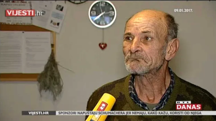 RTL za beskućnike: zbog pomoći nesebičnih ljudi Čedo Kolak će se imati gdje sakriti od nemilosrdne mećave