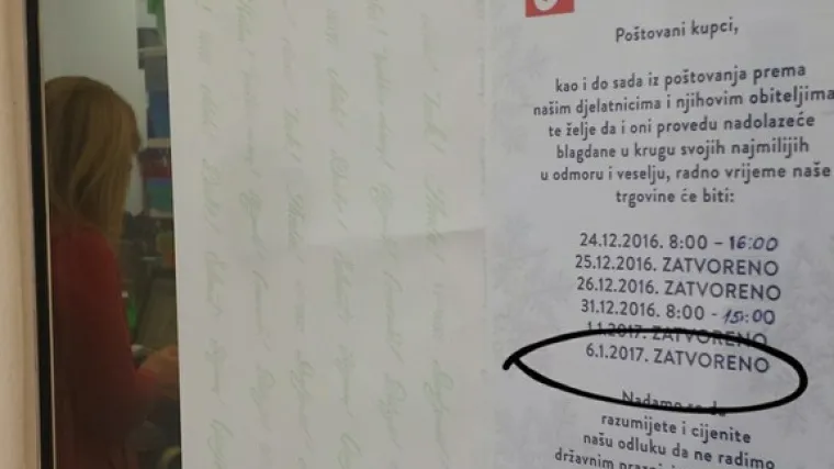  Offertissima objasnila zašto su radnice imale inventuru, iako je pisalo da trgovina ne radi za blagdan