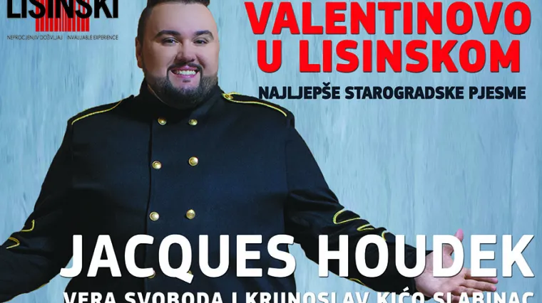 Dan zaljubljenih u Lisinskom uz Jacquesa Houdeka, Veru Svobodu i Krunoslava Kiću Slabinca