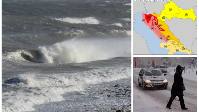 'Vremenske prilike bit će opasne, izbjegavajte putovanje u blizini obale!'