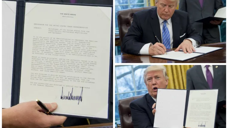 Upravo je potpisao izlazak iz gigantskog trgovačkog sporazuma