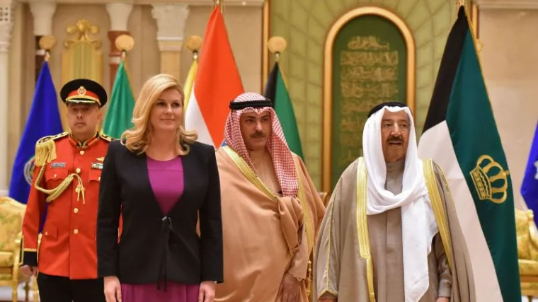 Grabar-Kitarović ocijenila da postoje veliki potencijali za gospodarsku suradnju Hrvatske i Kuvajta