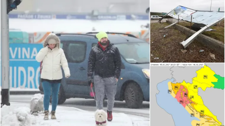 Sutra stiže snijeg, progla&scaron;ena crvena uzbuna na Kvarneru