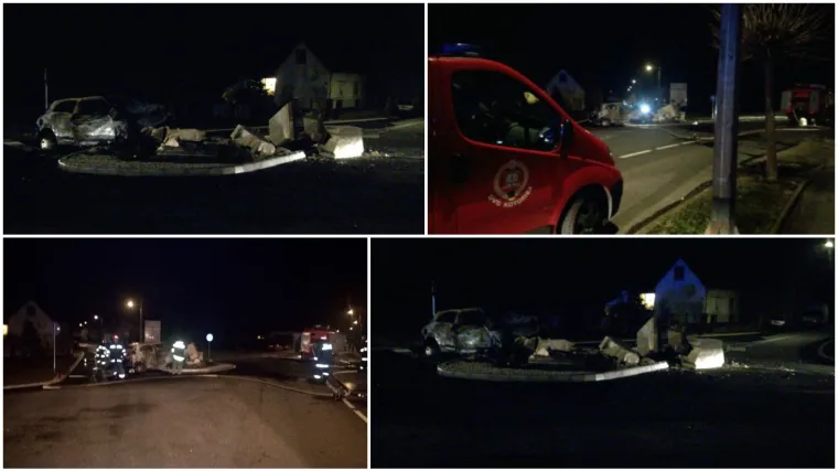 Djevojka udarila u raspelo i preminula u plamtećem automobilu