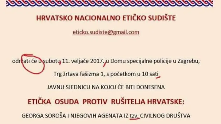 Hrvatsko etičko sudi&scaron;te želi suditi ru&scaron;iteljima države, a objavili oglas pun pravopisnih gre&scaron;aka