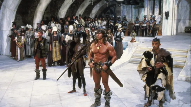 Barbar Conan s neobičnom družinom kreće u potragu za čarobnim ključem (Conan razarač)