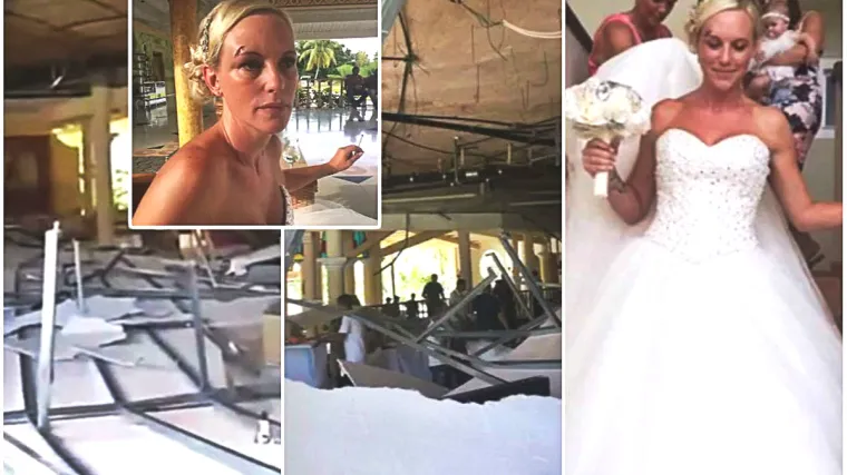 Krov dvorane uru&scaron;io se na goste, mlada ostala zarobljena pod ru&scaron;evinama