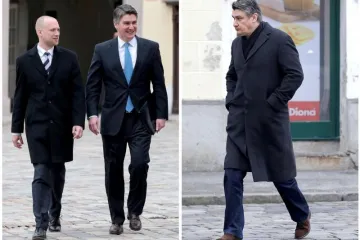 Milanović i Saucha prije dvije godine na Markovom trgu u odnosu na Milanovića danas