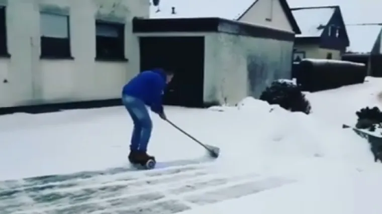 Evo kako Dalmatinac s njemačkom adresom čisti snijeg