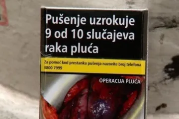 Uznemirujuće fotografije na kutijama cigareta u Hrvatskoj