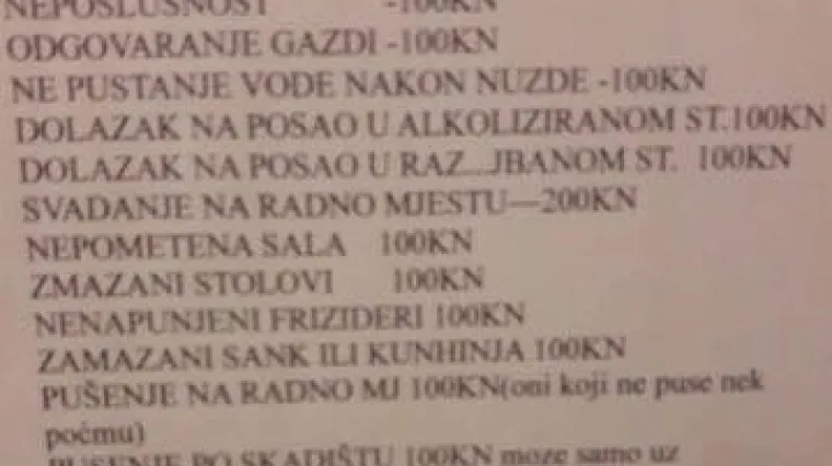 Nema 'neću', osim ako imate 3500 kuna vi&scaron;ka - pa vi birajte
