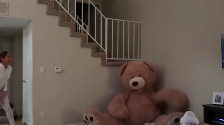 Najbolji prank ikad? Povjerovala da je medvjed živ i izjurila bosa iz stana