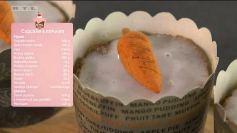 Uživajte u predivnim cupcakesima od mrkve najbolje hrvatske slastičarke
