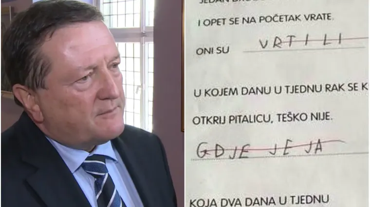 'To je krivo postavljeno...'