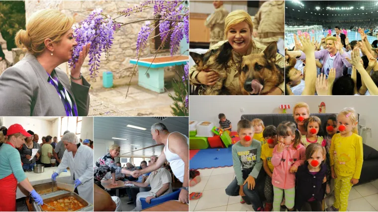 Uhvaćeni trenuci kroz dvije godine mandata predsjednice: 'Gledajući slike, čovik bi reka da živimo u te&scaron;koj idili od države...'