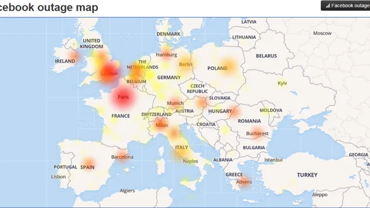 Korisnici diljem Europe javljaju o blokadi, na news feedu ih dočekala dosta čudna poruka
