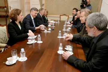 Filmaši kod Plenkovića, Ogresta: 'Premijer jako dobro razumije probleme HAVC-a, zadovoljni smo sastankom'