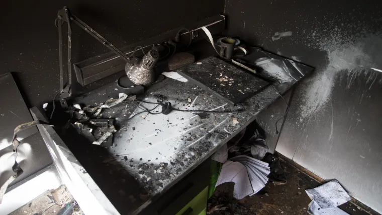 Zavirite u požarom uni&scaron;tene sobe u Studentskom domu Cvjetno naselje