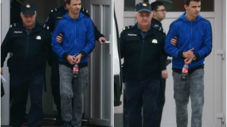 Namignuo i pokazao palac gore dok su ga policajci odvodili iz DORH-a