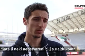 Kapetan Hajduka otkrio svoje osobne, ali i ambicije kluba s Poljuda