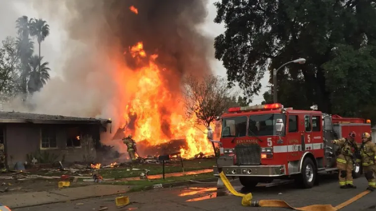 Zrakoplov pao na obiteljske kuće u Kaliforniji: poginule četiri osobe