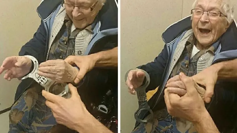 99-godi&scaron;nja starica za života htjela iskusiti kako je to biti uhićen: lokalna policijska postaja joj to i omogućila!