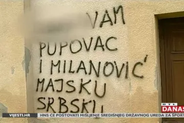 Nasilje nad srpskim manjinama u porastu: profašistički grafiti, oštećenje partizanskih spomenika, uvredljivi pokliči