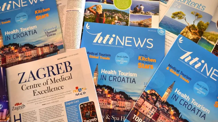 HTI News - hrvatska tvrtka izdavač prvog europskog magazina za promociju zdravstvenog turizma