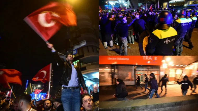 Policija psima i vodenim topovima rastjerala turske prosvjednike, ministricu 'ispratili' do granice