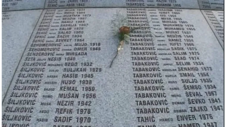 Hrvatski državljanin uhićen u Sarajevu zbog o&scaron;tećenja spomenika žrtvama genocida u Srebrenici