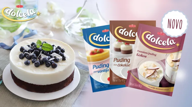 Pokrenite se uz Dolcela pudinge: Premium kokos, vanilija i čokolada