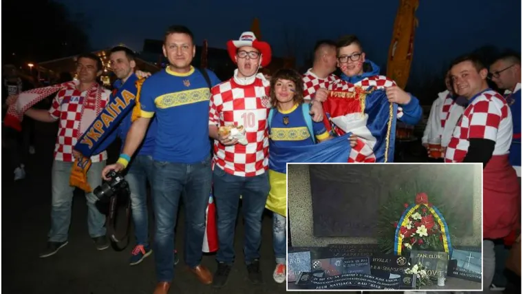 Ukrajinci prekrasnom gestom uoči utakmice dirnuli hrvatske navijače