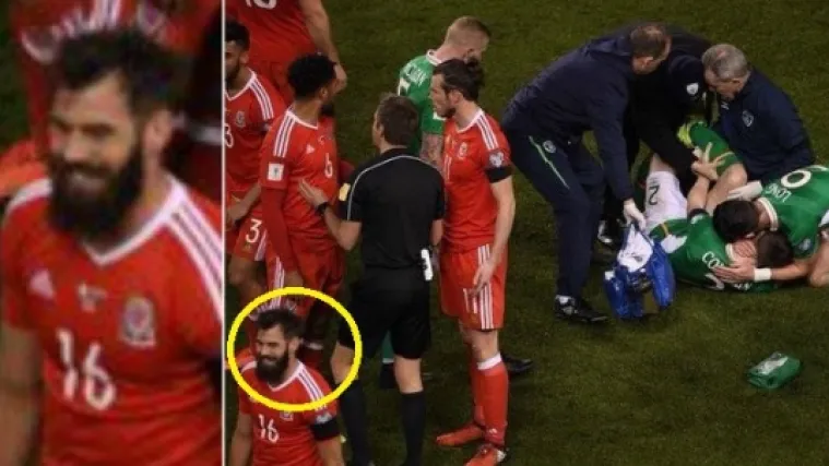 Je li moguće da se Velšanin smijao stravičnoj ozljedi Irca?