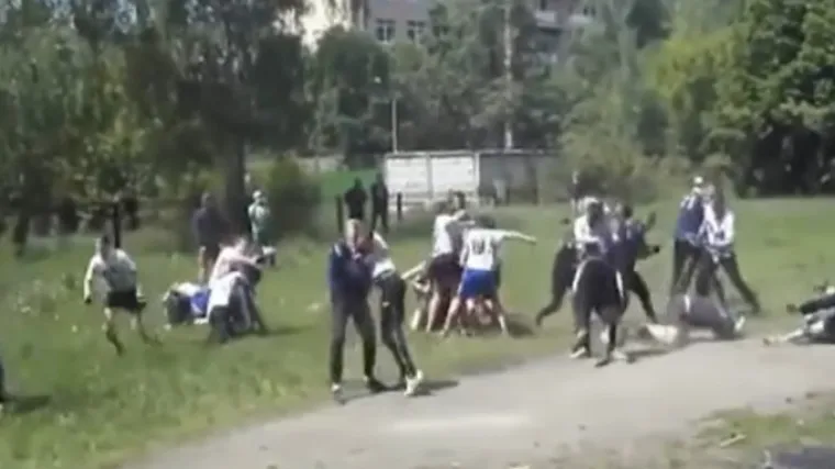 Pogledajte brutalnu tučnjavu huligana u &scaron;umi pored Moskve