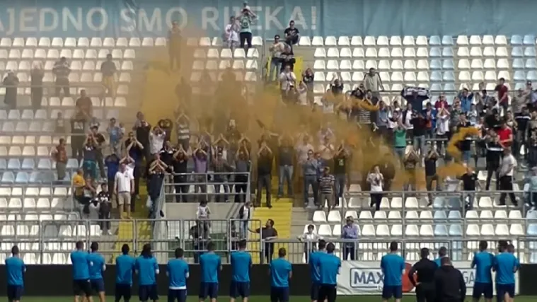 Navijači do&scaron;li na trening i dali vjetar u leđa Rijeci uoči zavr&scaron;nice prvenstva