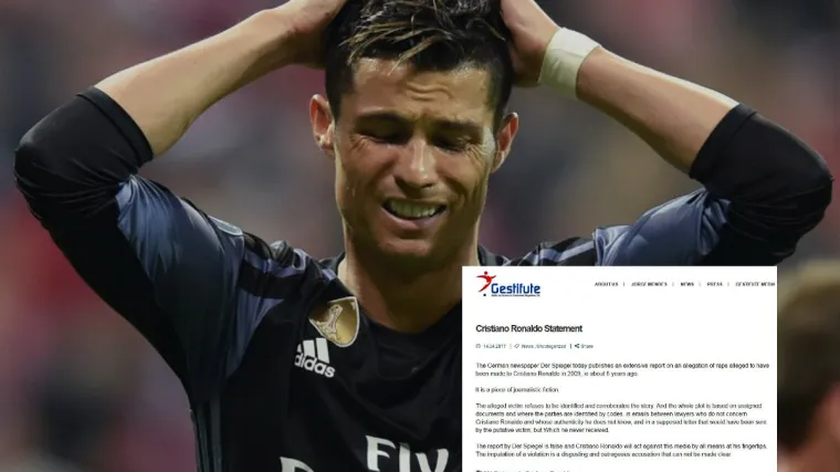 Ronaldo odgovorio na &scaron;okantne optužbe za silovanje