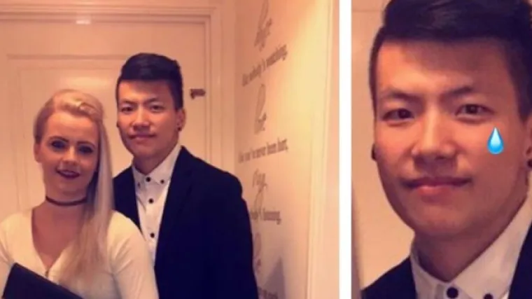 Siroti momak je odveo djevojku na spoj za Valentinovo, a ona ga je na Facebooku nazvala najboljim prijateljem. Dva puta